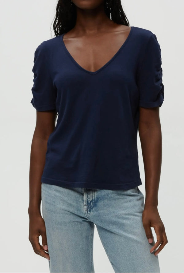 JOSIE V NECK TOP