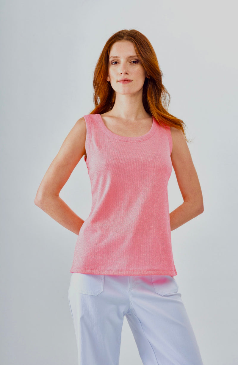 GLITTER RIBBED TANK TOP (available in more colors)