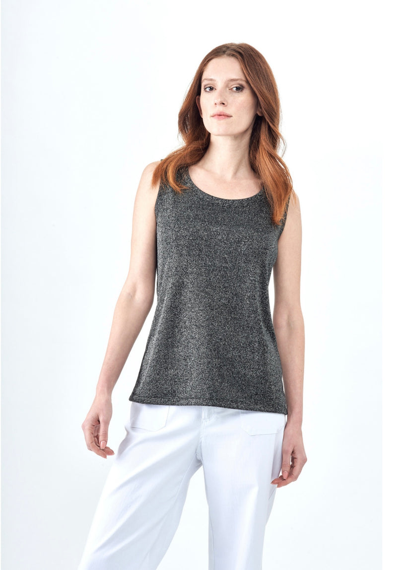 GLITTER RIBBED TANK TOP (available in more colors)