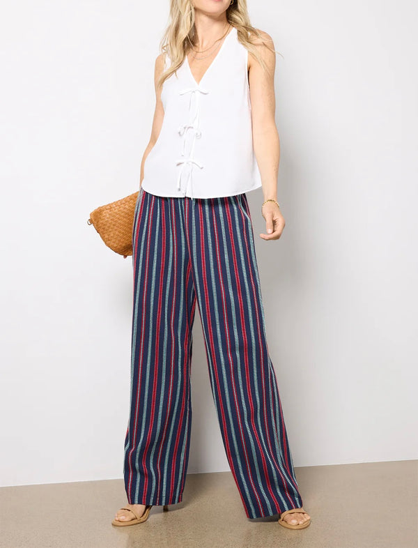 SITA WIDE LEG STRIPE PANT