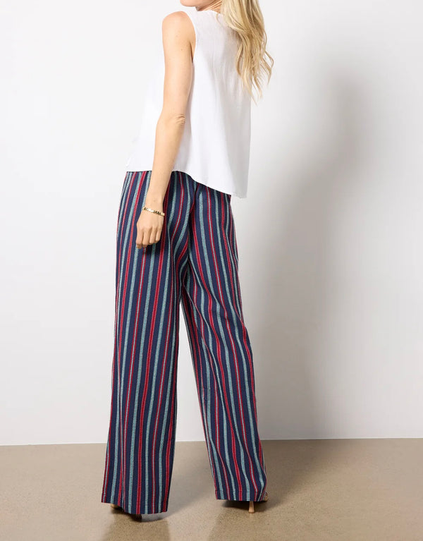 SITA WIDE LEG STRIPE PANT