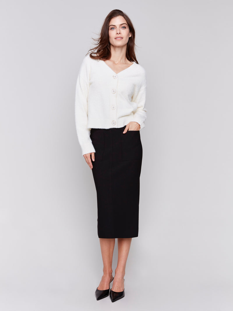 SKIRT WITH PATCH POCKET