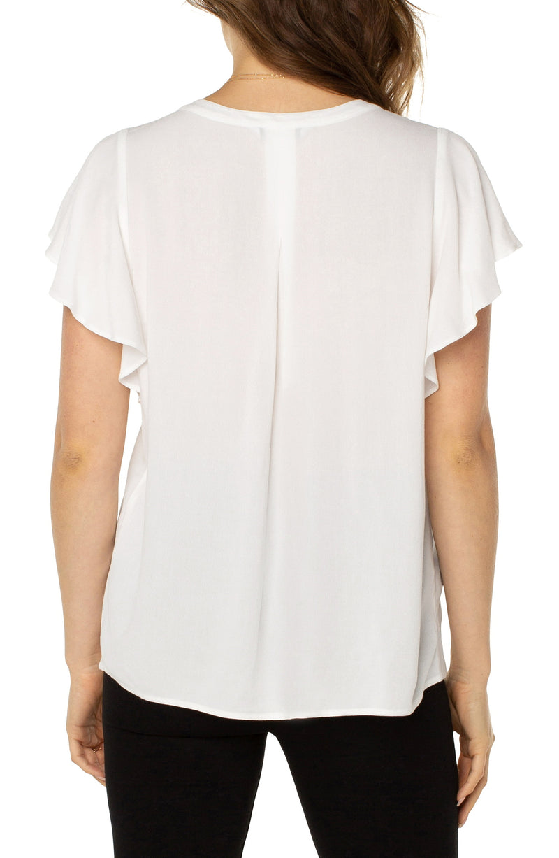 PLEATED BLOUSE